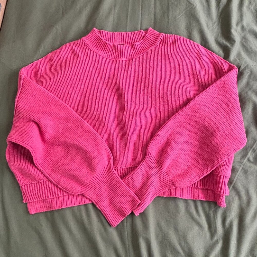 Free People Easy Street Crop Sweater